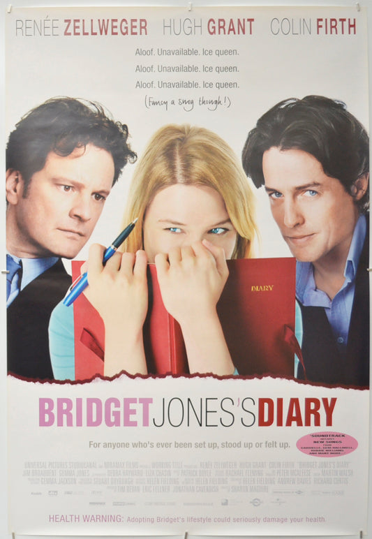 Bridget Jones’s Diary   Original One Sheet Poster - Film Poster - Movie Poster