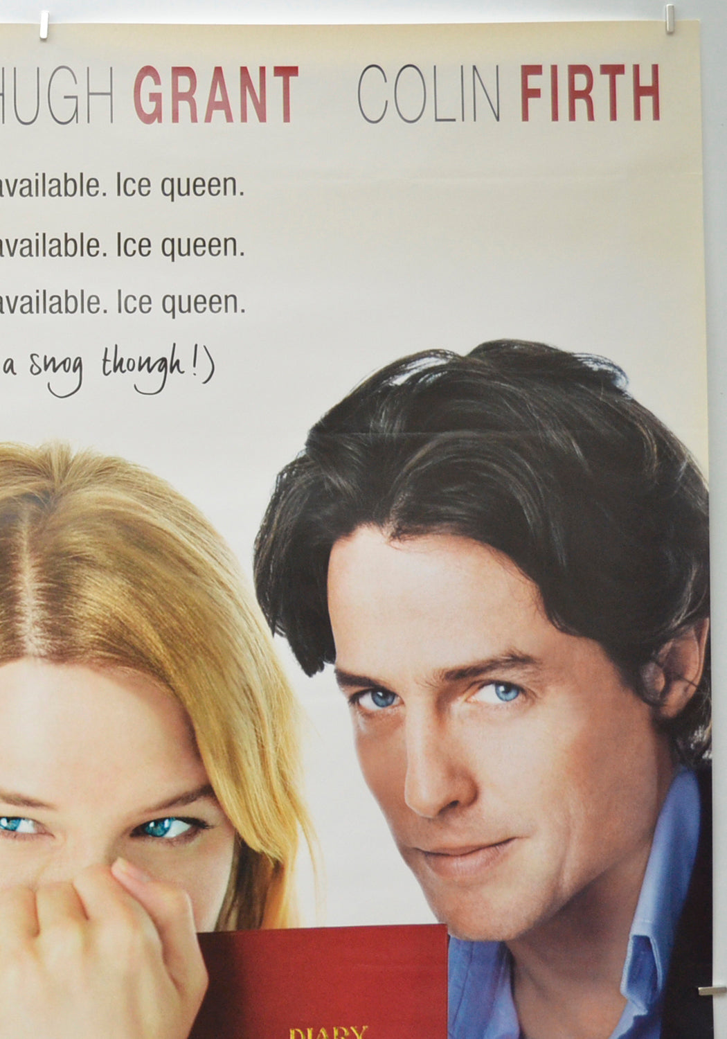 BRIDGET JONES’S DIARY (Top Right) Cinema One Sheet Movie Poster 