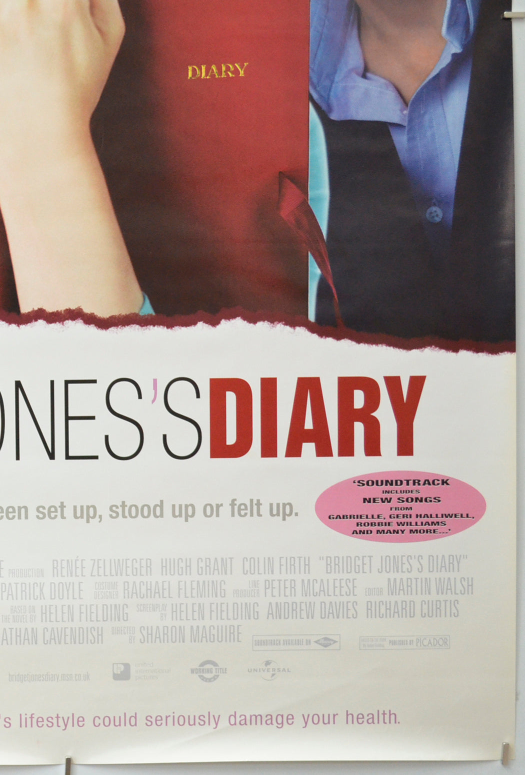 BRIDGET JONES’S DIARY (Bottom Right) Cinema One Sheet Movie Poster 