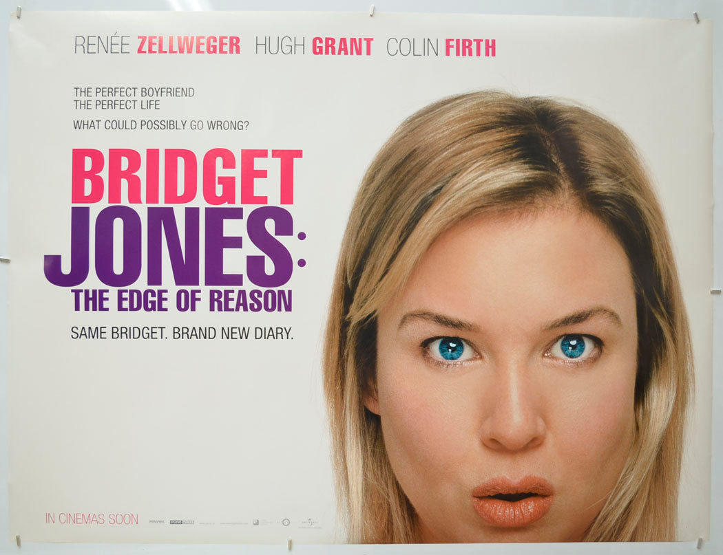 Bridget Jones : The Edge Of Reason (Teaser / Advance Version ) Original Quad Poster - Film Poster - Movie Poster