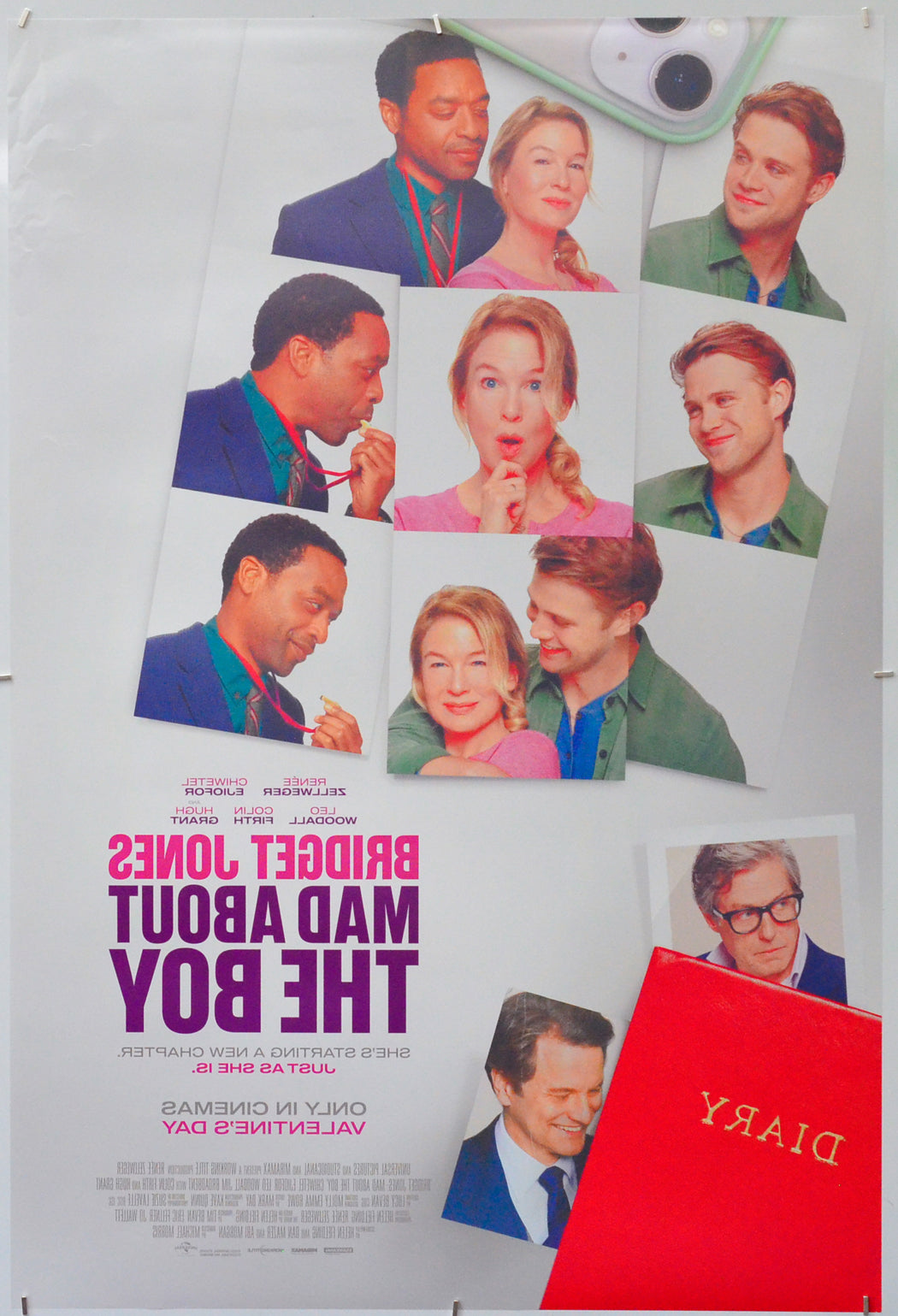 Bridget Jones: Mad About The Boy (Back) Cinema One Sheet Movie Poster 