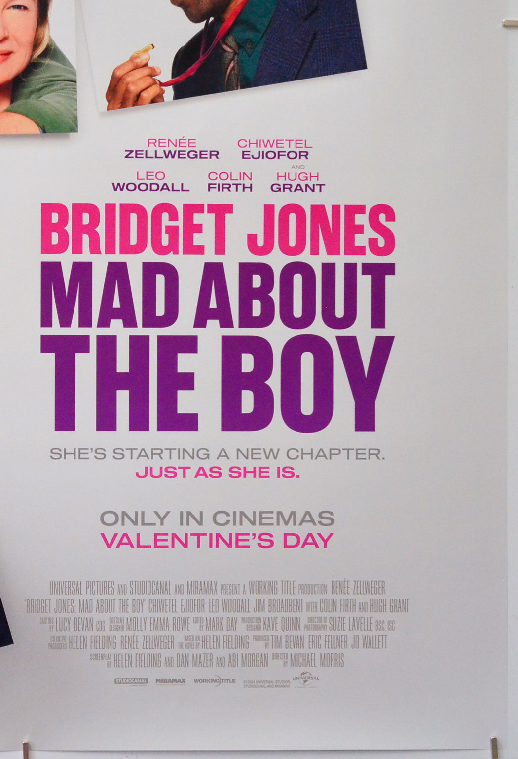 Bridget Jones: Mad About The Boy (Bottom Right) Cinema One Sheet Movie Poster 