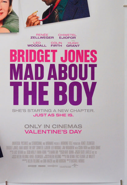 Bridget Jones: Mad About The Boy (Bottom Right) Cinema One Sheet Movie Poster 