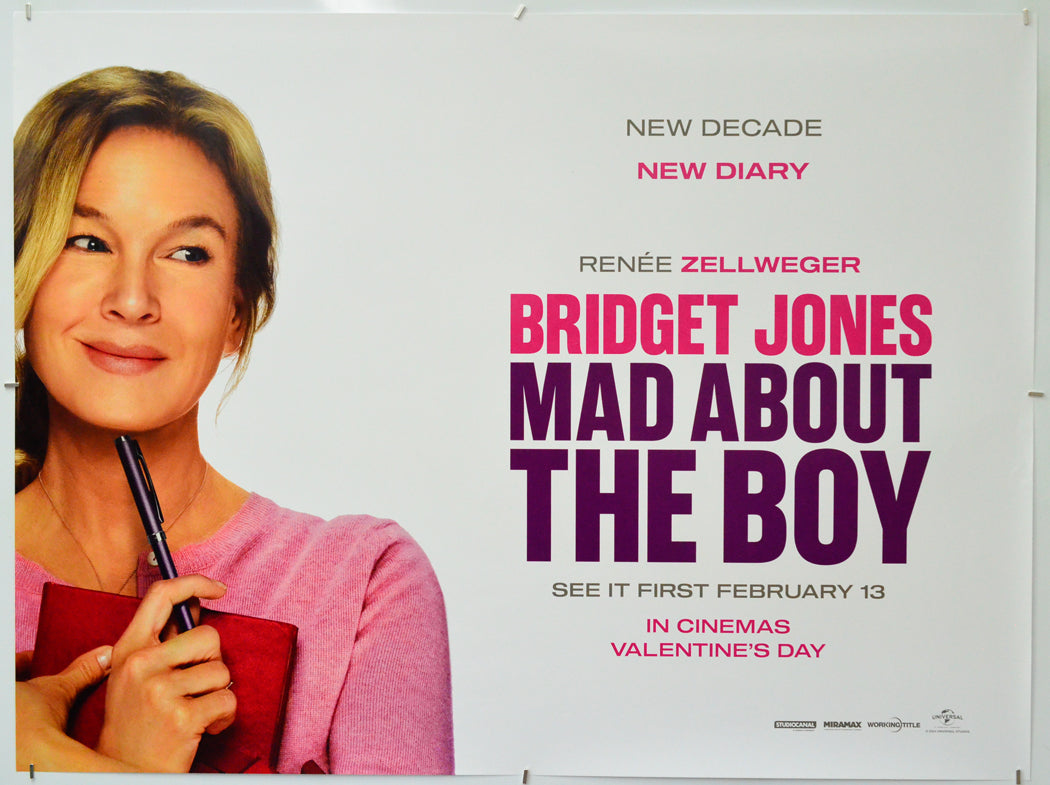 Bridget Jones: Mad About The Boy - Original Quad Poster - Film Poster - Movie Poster