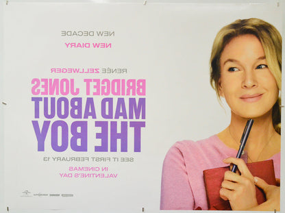 Bridget Jones: Mad About The Boy (Back) Cinema Quad Movie Poster 