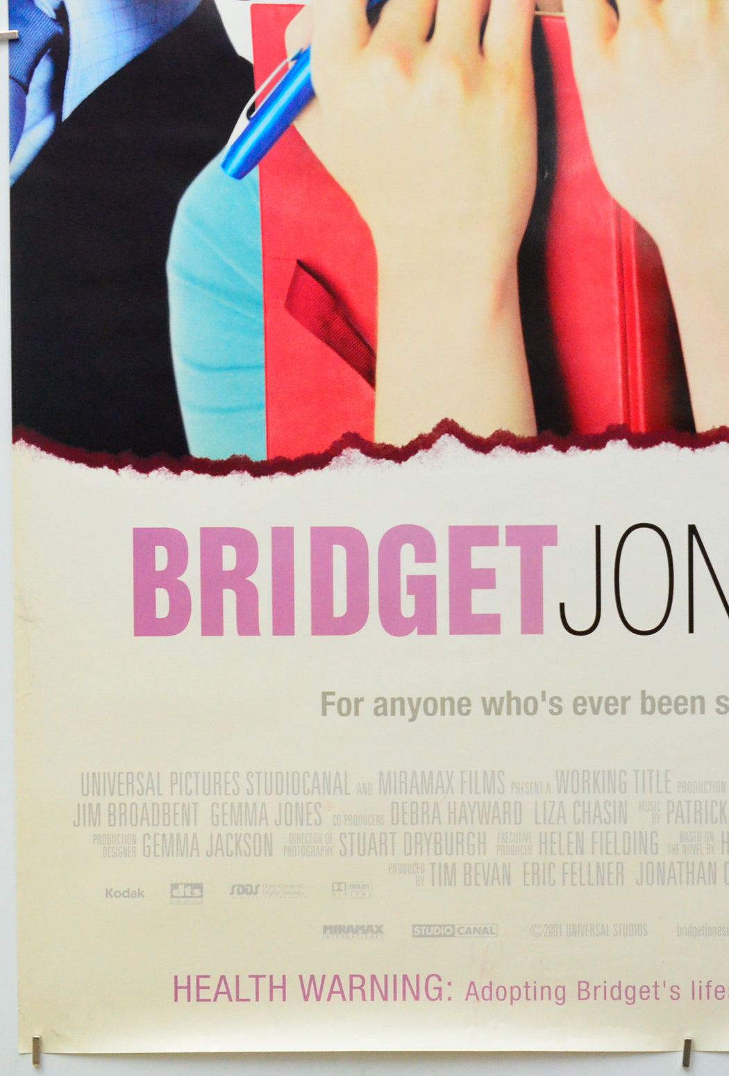 Bridget Jones’s Diary (Bottom Left) Cinema One Sheet Movie Poster 