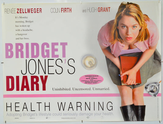 Bridget Jones’s Diary - Original Quad Poster - Film Poster - Movie Poster