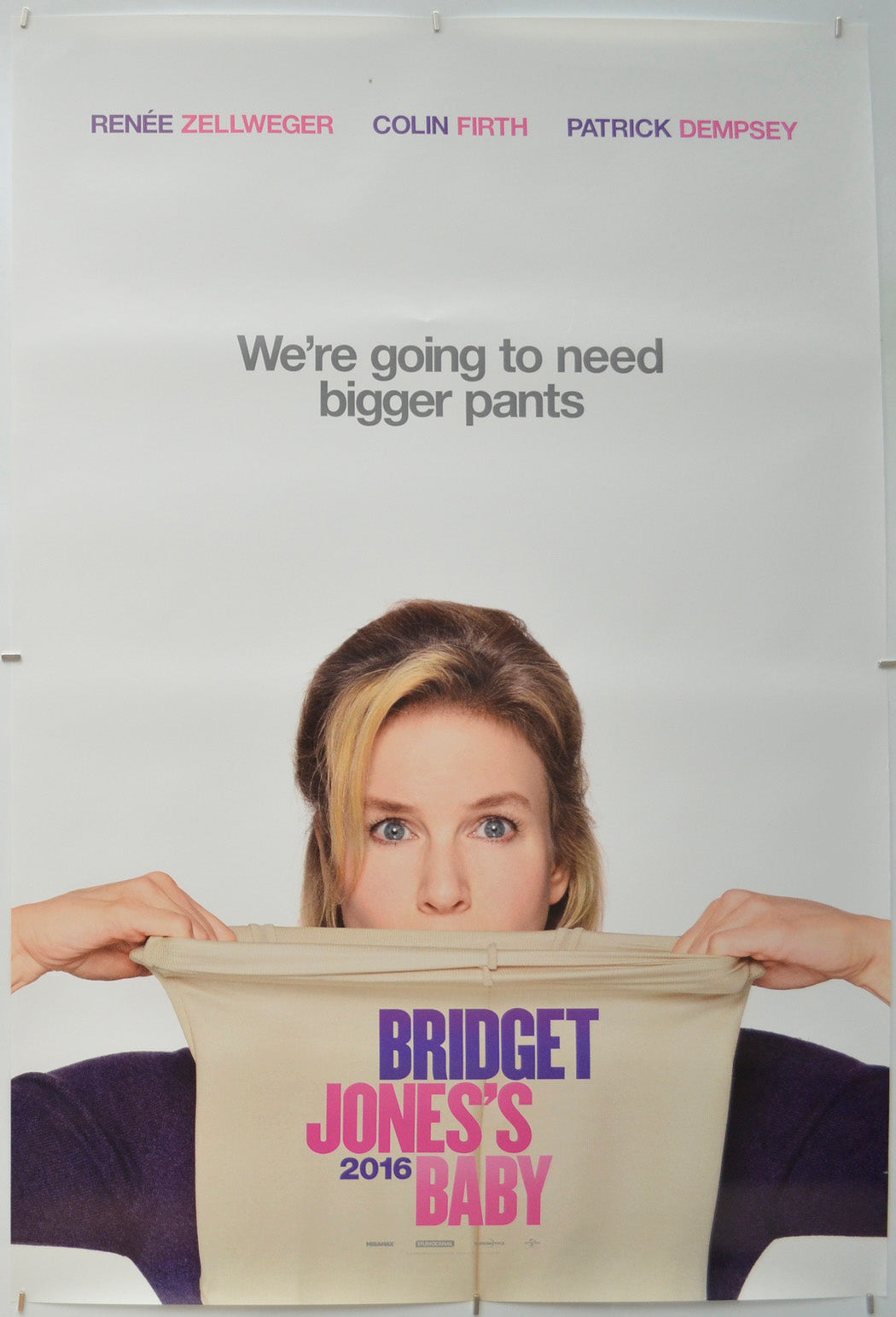 Bridget Jones's Baby - Original One Sheet Poster - Film Poster - Movie Poster 