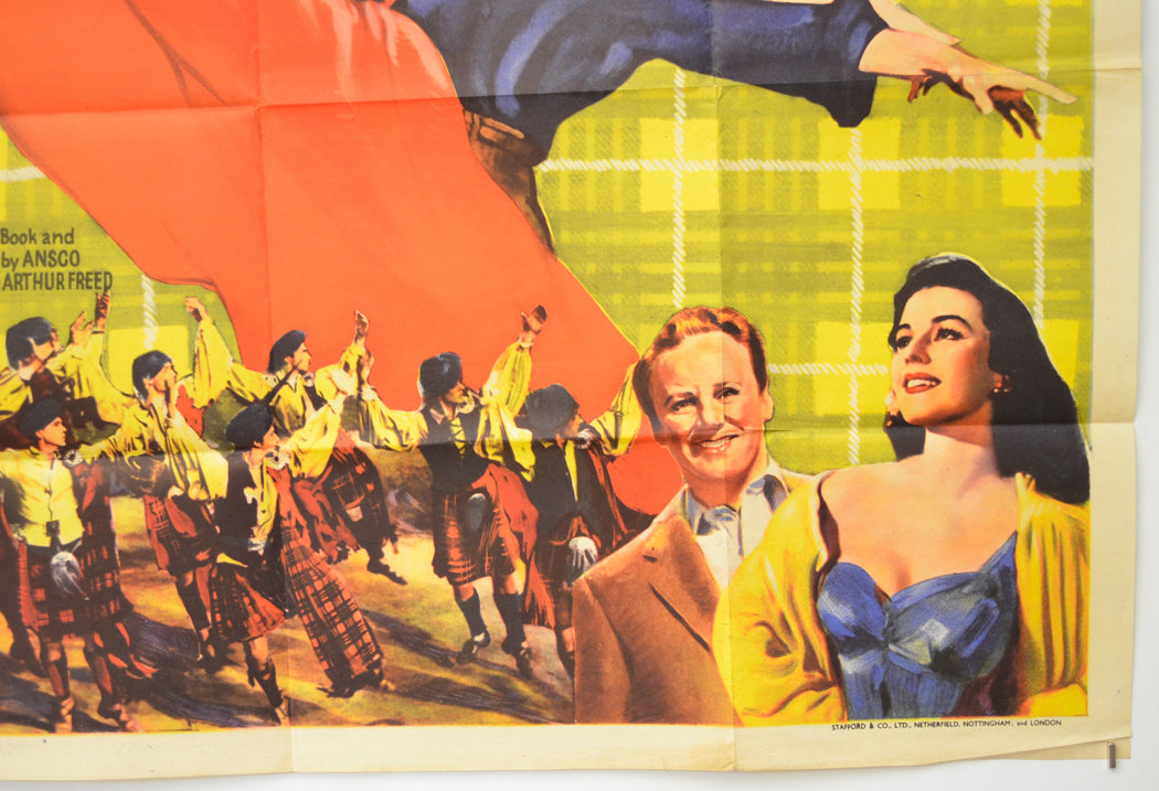 BRIGADOON (Bottom Right) Cinema Quad Movie Poster 