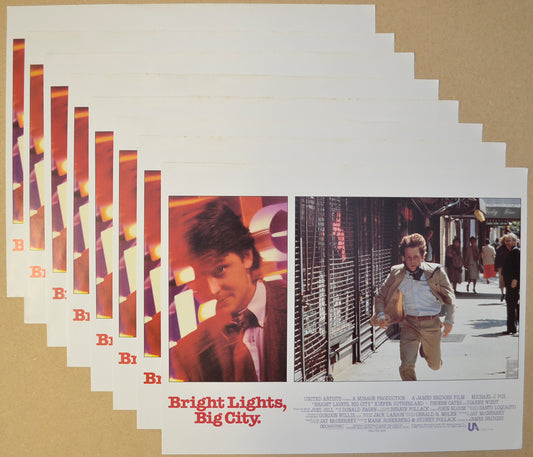 Bright Lights Big City Set Of 8 Original Cinema Lobby Cards 