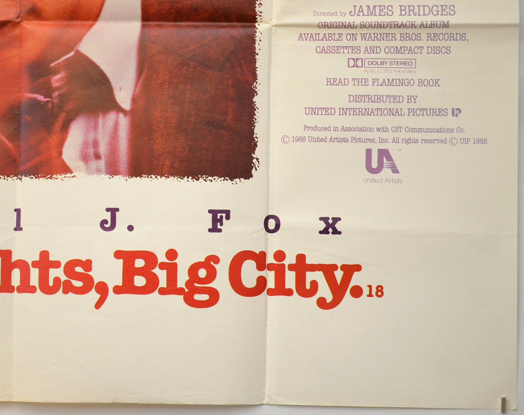 BRIGHT LIGHTS BIG CITY (Bottom Right) Cinema Quad Movie Poster 