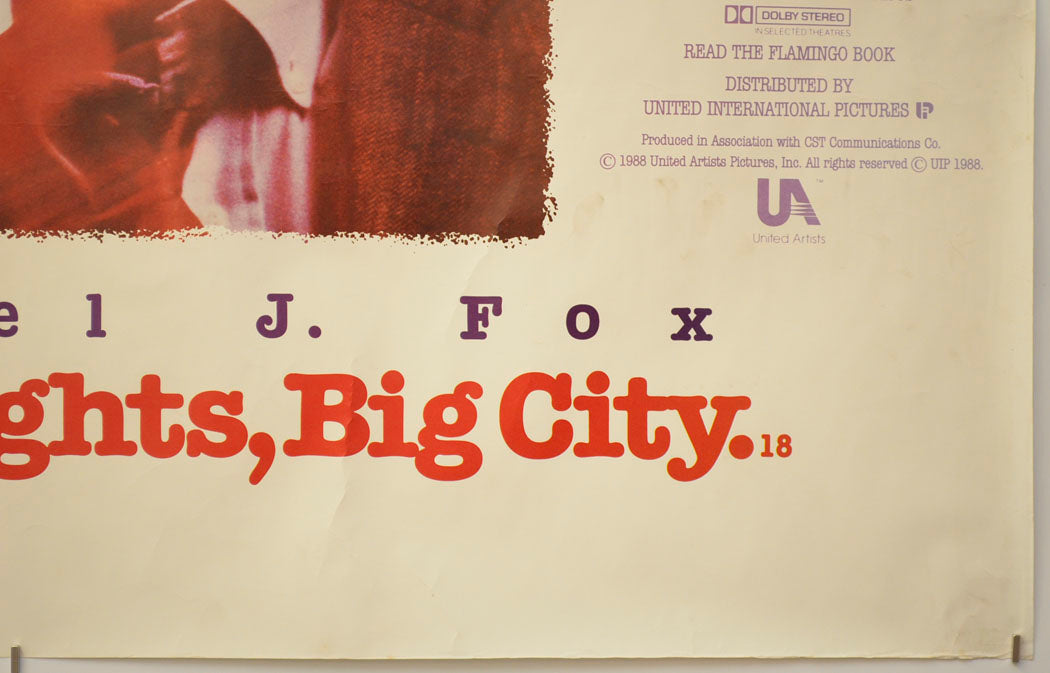 BRIGHT LIGHTS BIG CITY (Bottom Right) Cinema Quad Movie Poster 