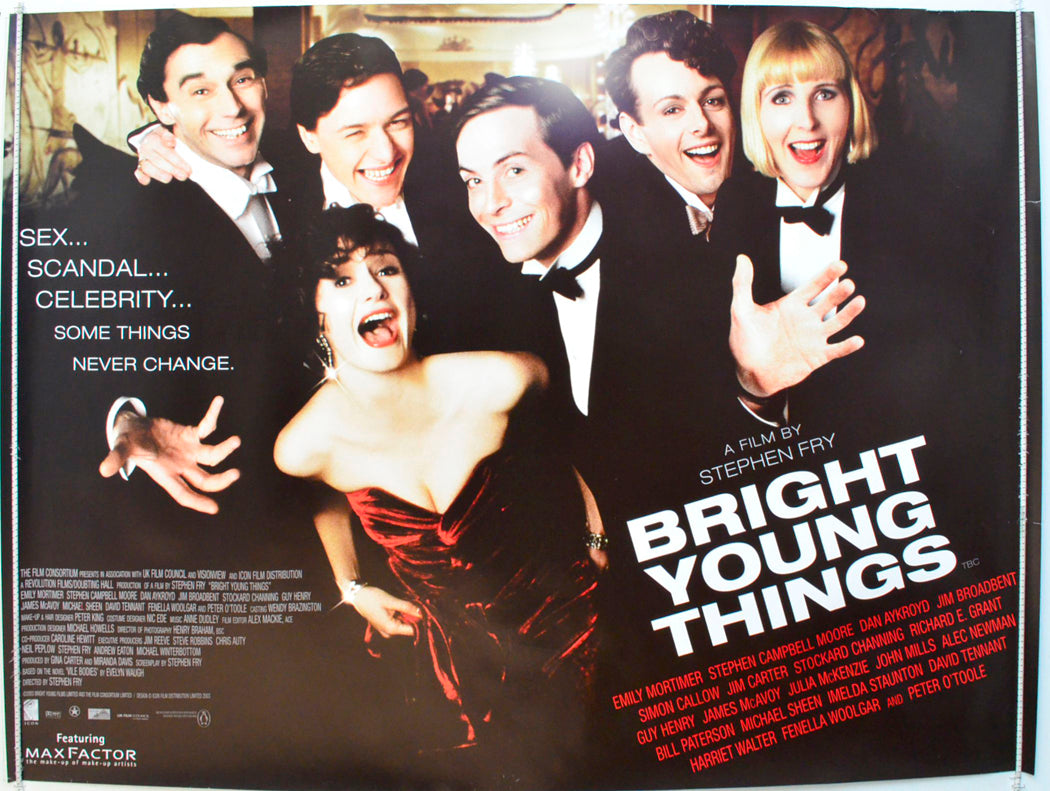 Bright Young Things Original British Quad Poster - Film Poster - Movie Poster 