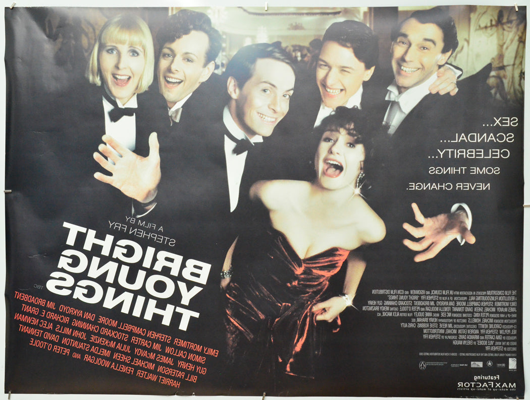 Bright Young Things (Back) Cinema Quad Movie Poster 