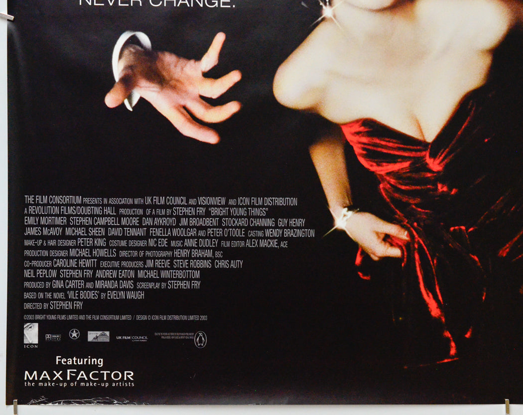 Bright Young Things (Bottom Left) Cinema Quad Movie Poster 
