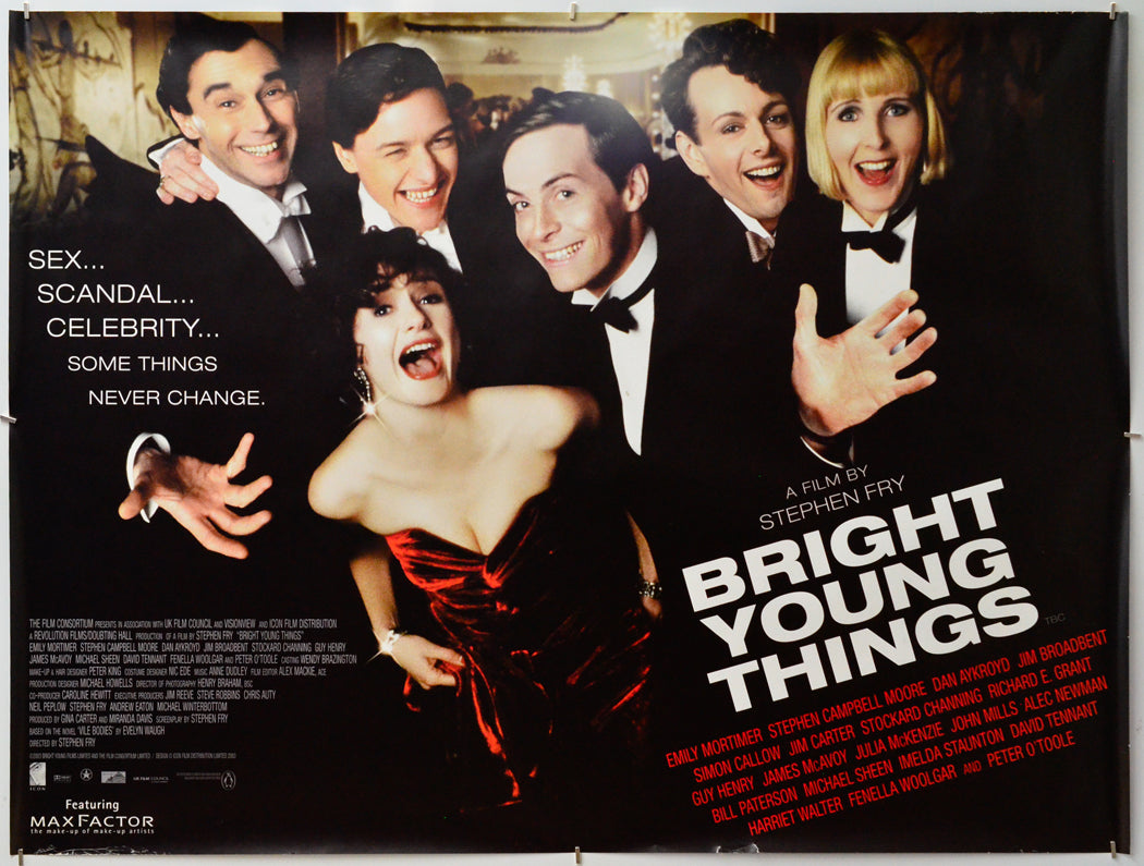 Bright Young Things - Original Quad Poster - Film Poster - Movie Poster