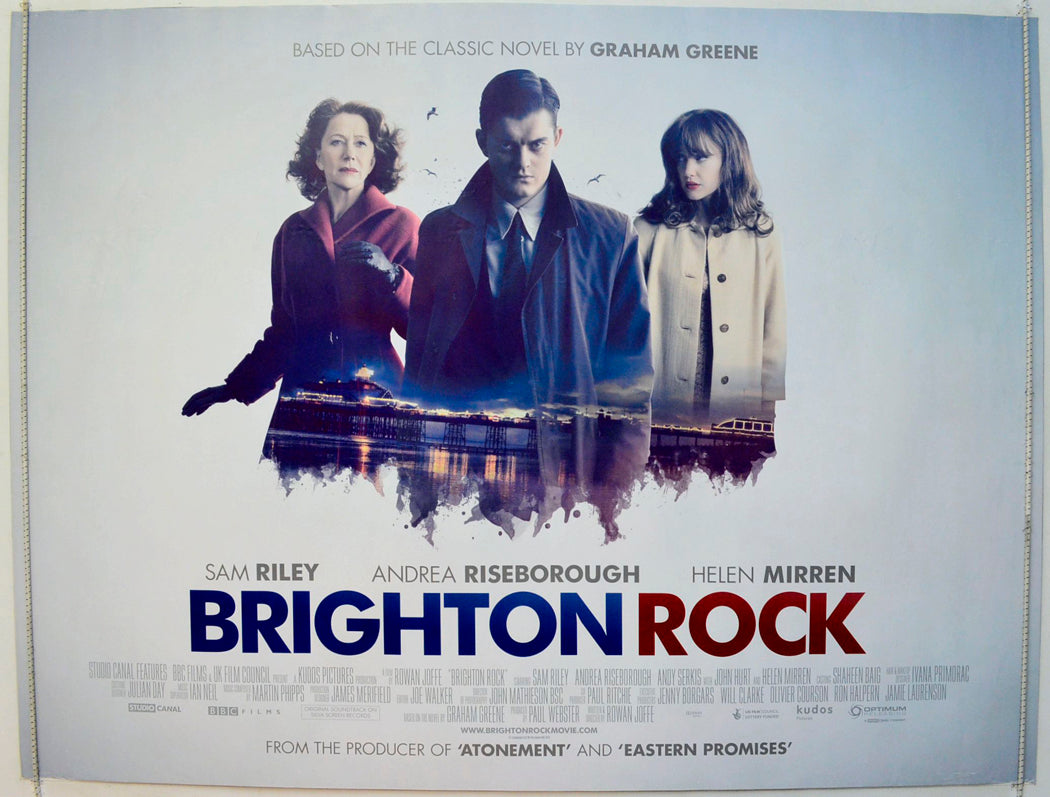 Brighton Rock Original British Quad Poster - Film Poster - Movie Poster 