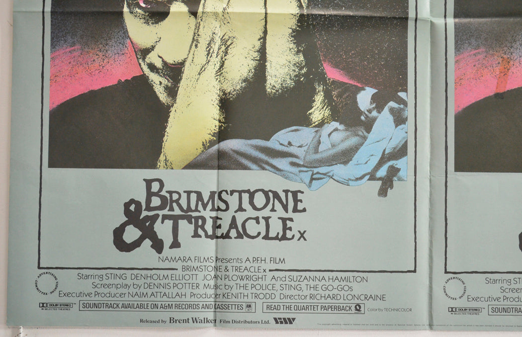 BRIMSTONE AND TREACLE (Bottom Left) Cinema Quad Movie Poster 