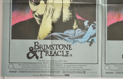 BRIMSTONE AND TREACLE (Bottom Left) Cinema Quad Movie Poster 