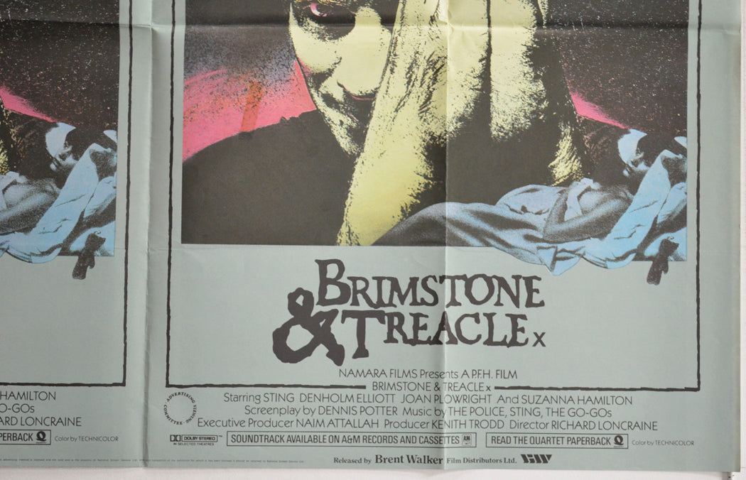 BRIMSTONE AND TREACLE (Bottom Right) Cinema Quad Movie Poster 