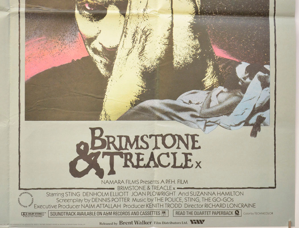 BRIMSTONE AND TREACLE (Bottom Right) Cinema Quad Movie Poster 