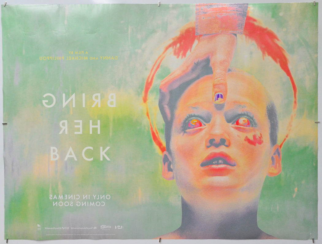 Bring Her Back (Back) Cinema Quad Movie Poster 
