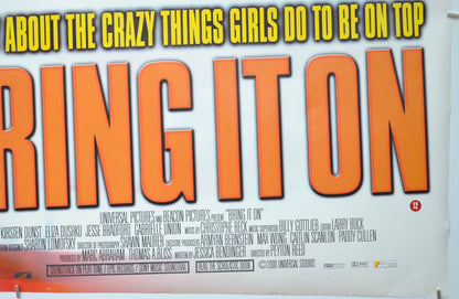 BRING IT ON (Bottom Right) Cinema Quad Movie Poster 