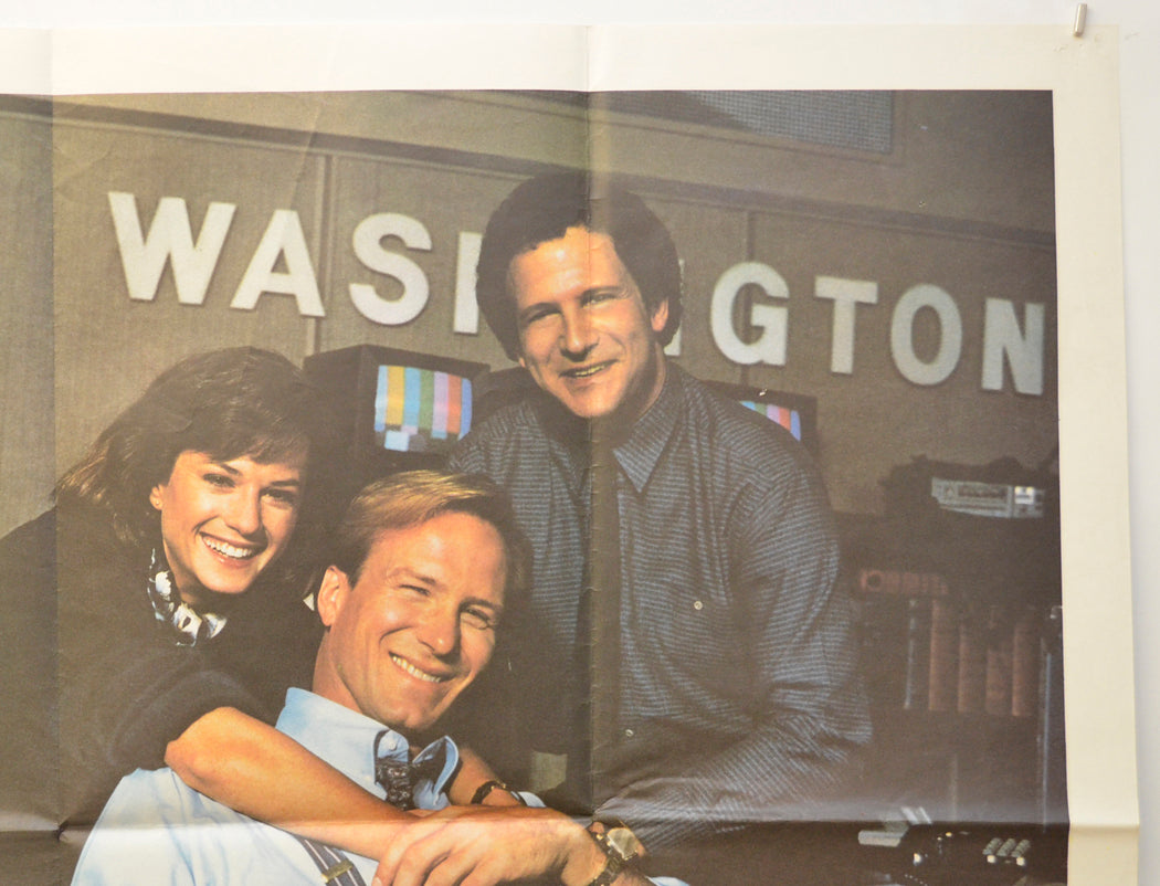 BROADCAST NEWS (Top Right) Cinema Quad Movie Poster 