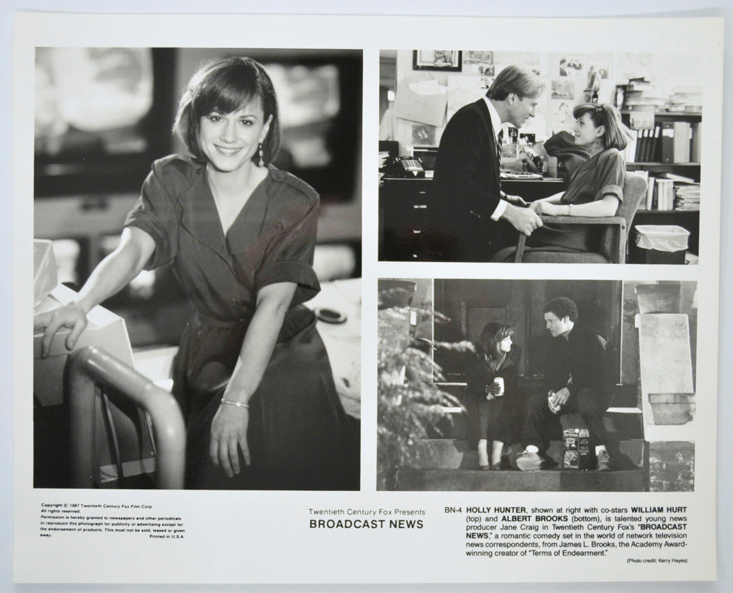 BROADCAST NEWS (Still 3) Cinema Black and White Press Stills 