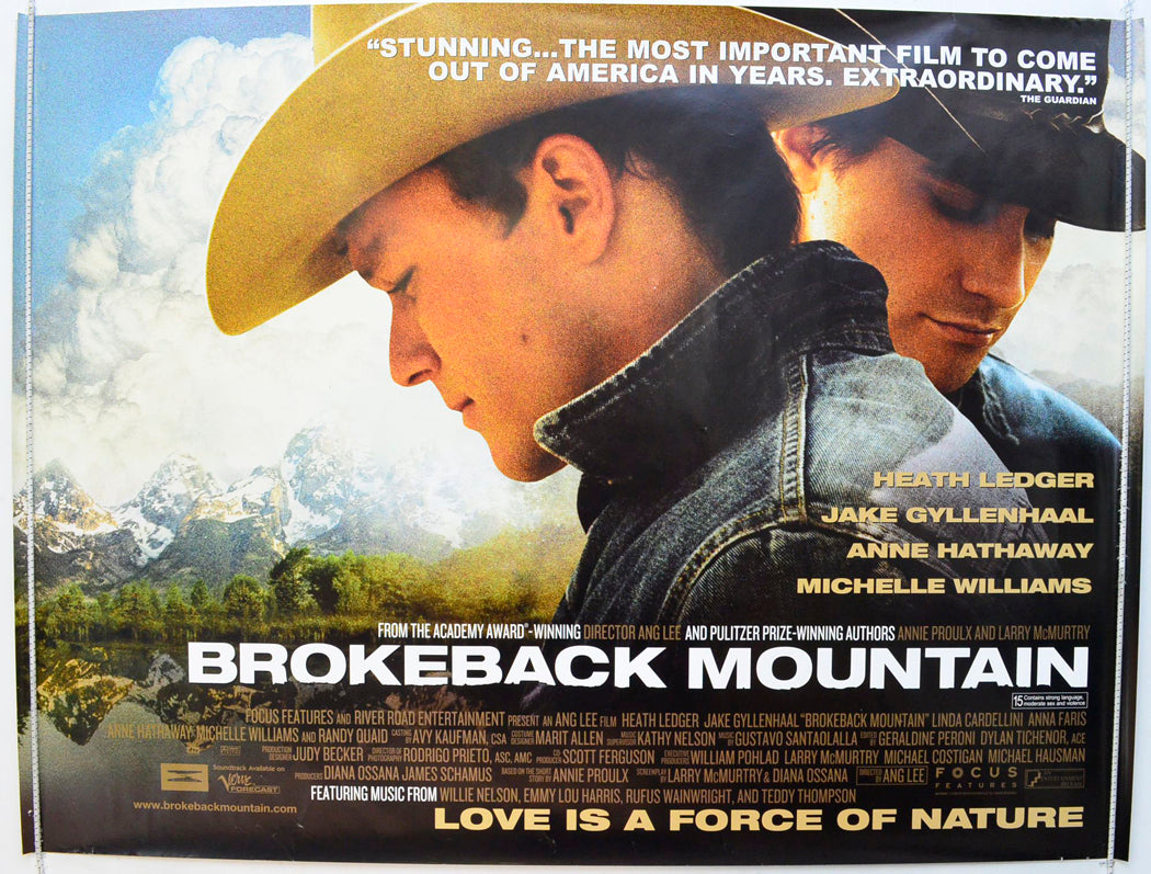 Brokeback Mountain Original British Quad Poster - Film Poster - Movie Poster 