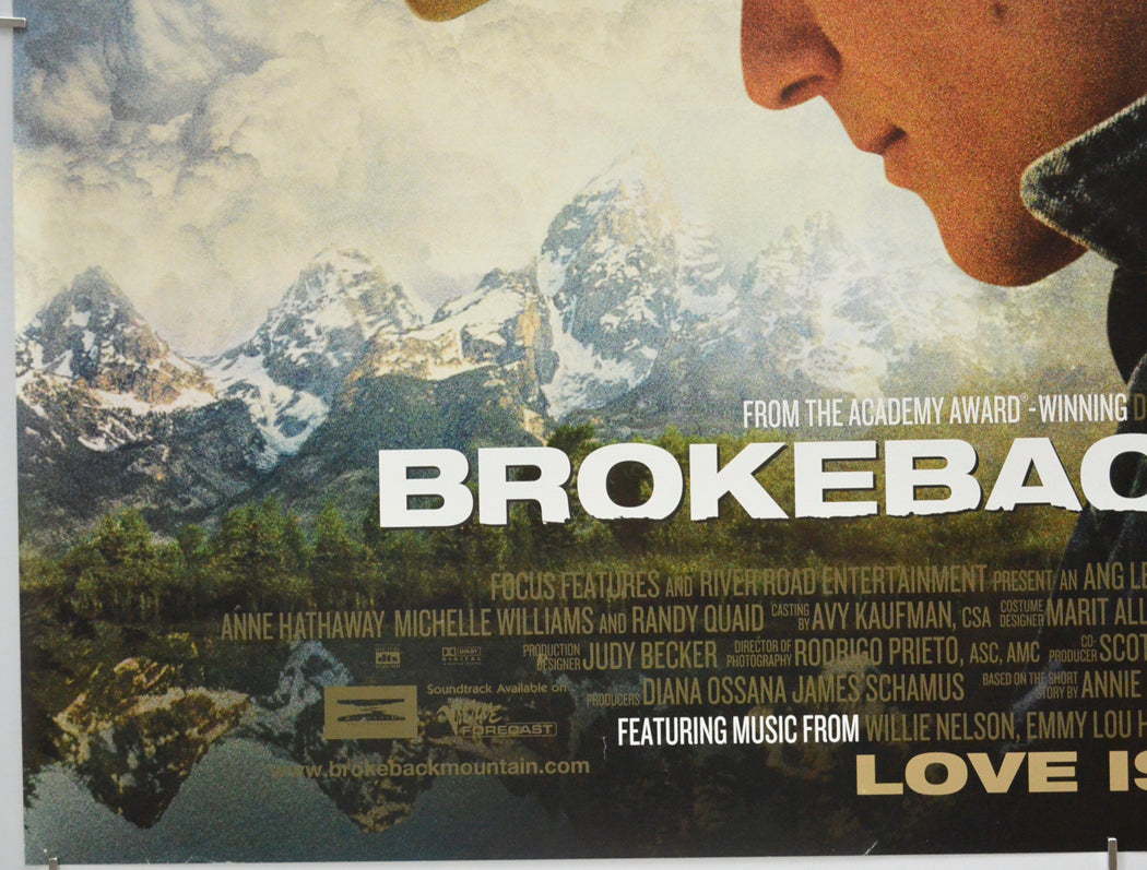 BROKEBACK MOUNTAIN (Bottom Left) Cinema Quad Movie Poster 