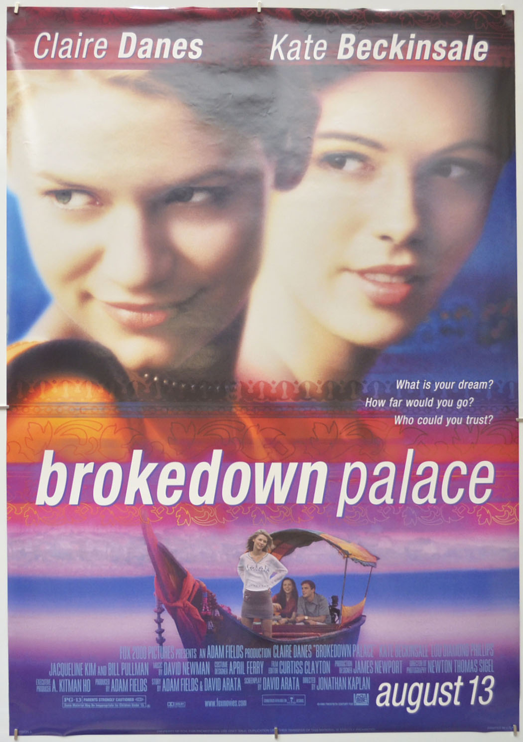 Brokedown Palace Original One Sheet Poster - Film Poster - Movie Poster