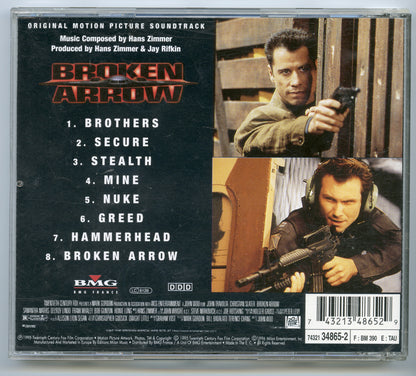 BROKEN ARROW Original CD Soundtrack (back) 