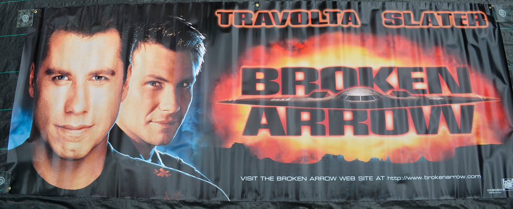 Broken Arrow - Original Cinema Banner - Film Banner - Movie Banner - Vinyl Banner 