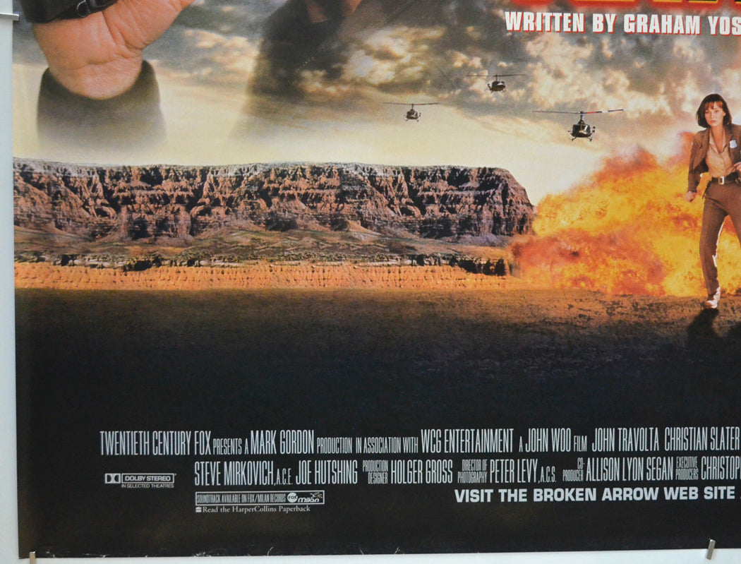 BROKEN ARROW (Bottom Left) Cinema Quad Movie Poster 