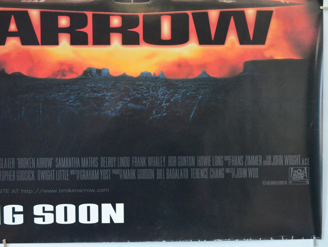 BROKEN ARROW (Bottom Right) Cinema Quad Movie Poster 