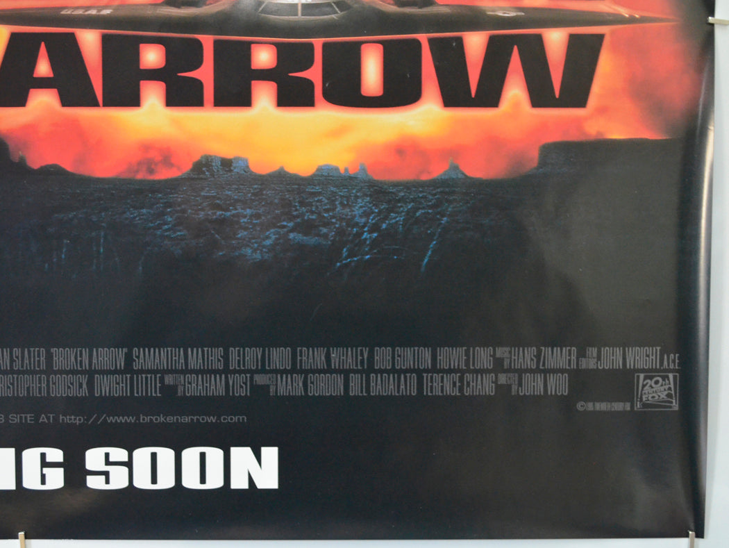 BROKEN ARROW (Bottom Right) Cinema Quad Movie Poster 