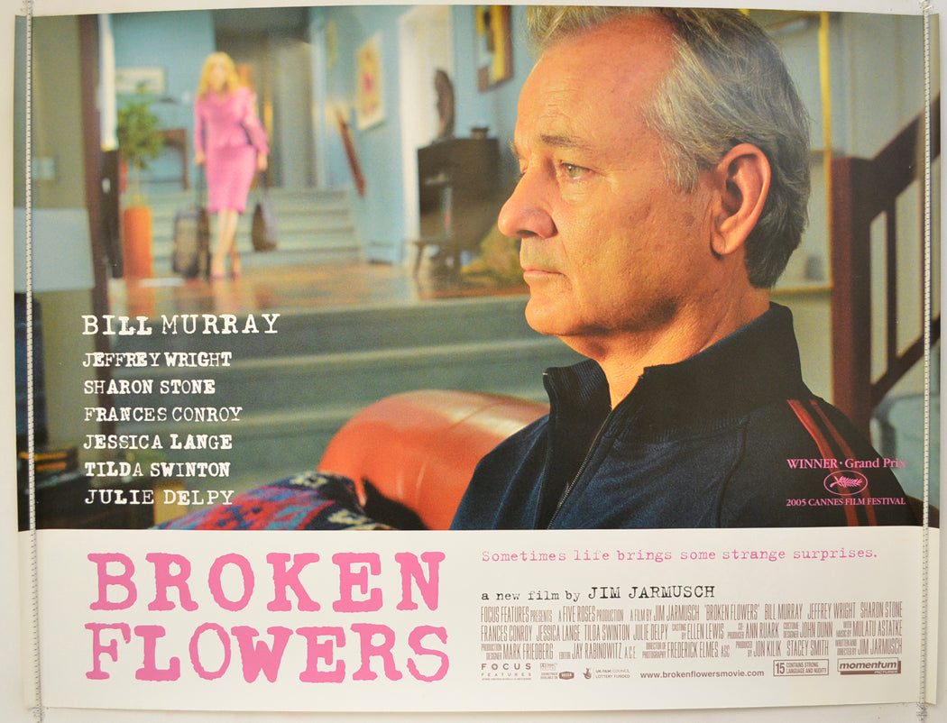 Broken Flowers  Original Quad Poster - Film Poster - Movie Poster