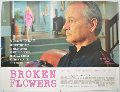 Broken Flowers Original Quad Poster - Film Poster - Movie Poster