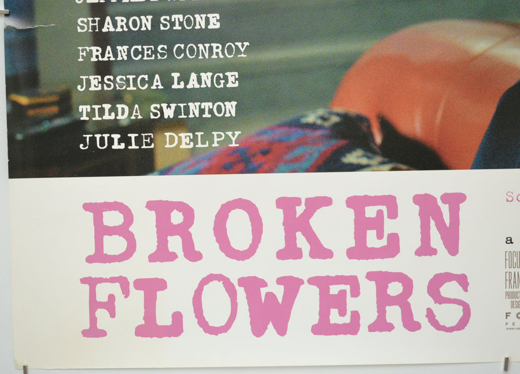 BROKEN FLOWERS (Bottom Left) Cinema Quad Movie Poster 