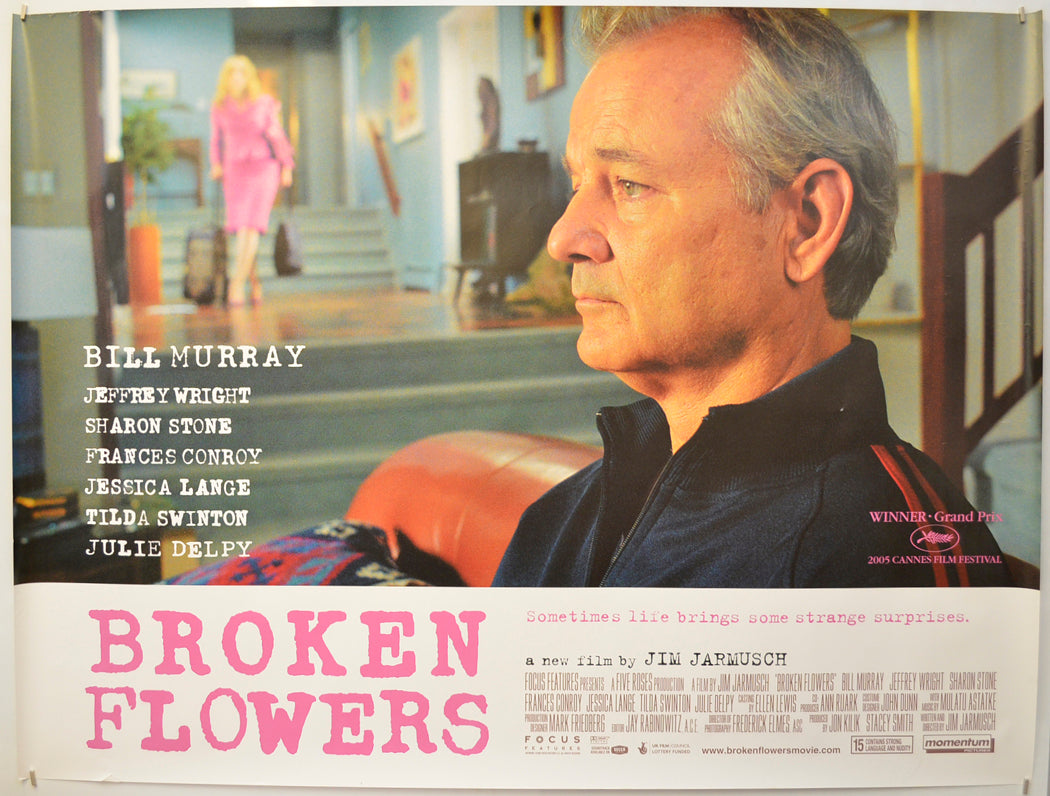 Broken Flowers Original Quad Poster - Film Poster - Movie Poster