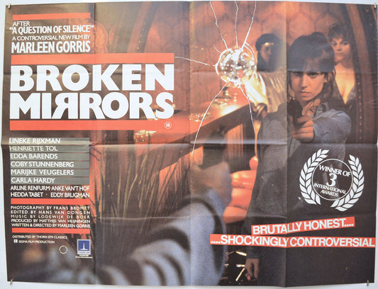 Broken Mirrors (a.k.a. Gebroken Spiegels) Original Quad Poster - Film Poster - Movie Poster