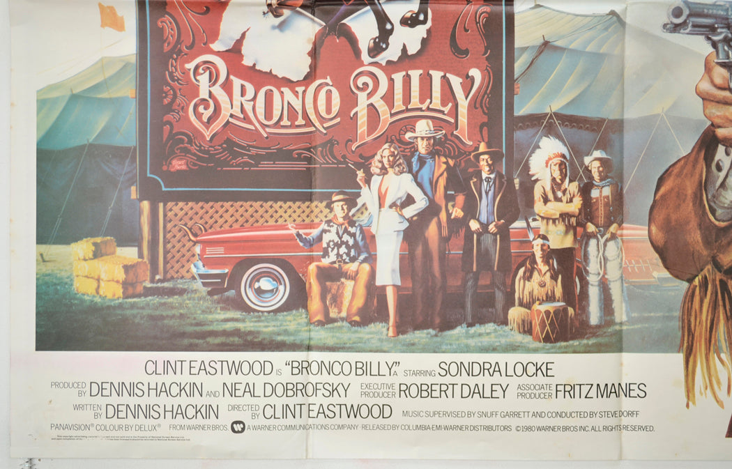 BRONCO BILLY (Bottom Left) Cinema Quad Movie Poster 