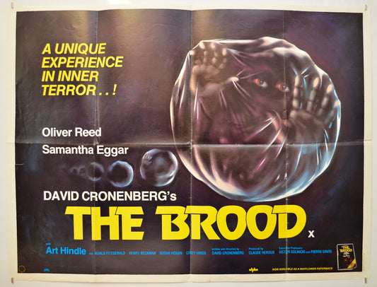 The Brood Original Quad Poster - Film Poster - Movie Poster