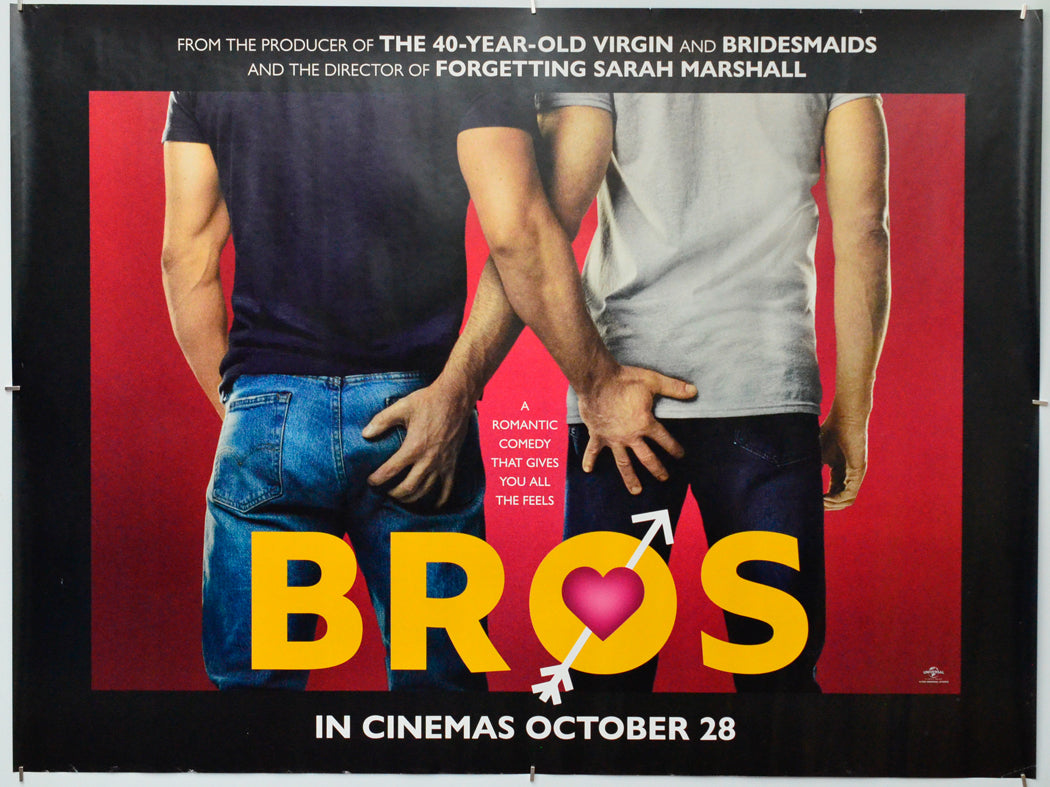 Bros - Original Quad Poster - Film Poster - Movie Poster
