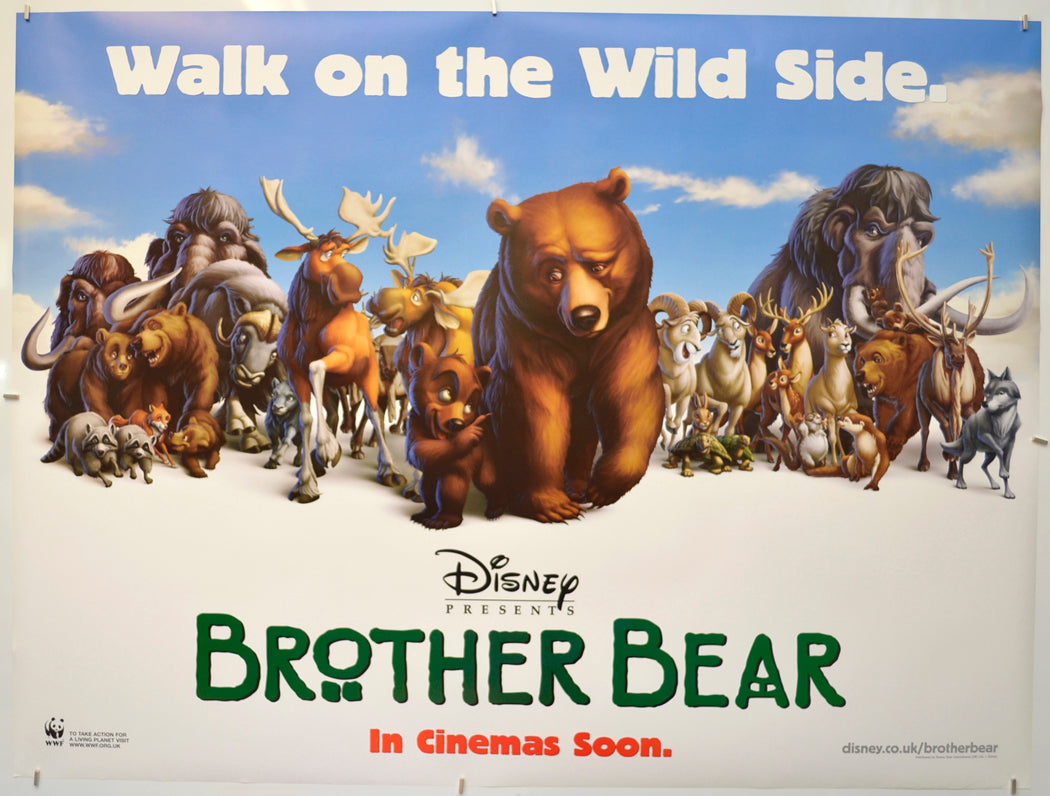 Brother Bear  (Teaser / Advance Version) Original Quad Poster - Film Poster - Movie Poster  