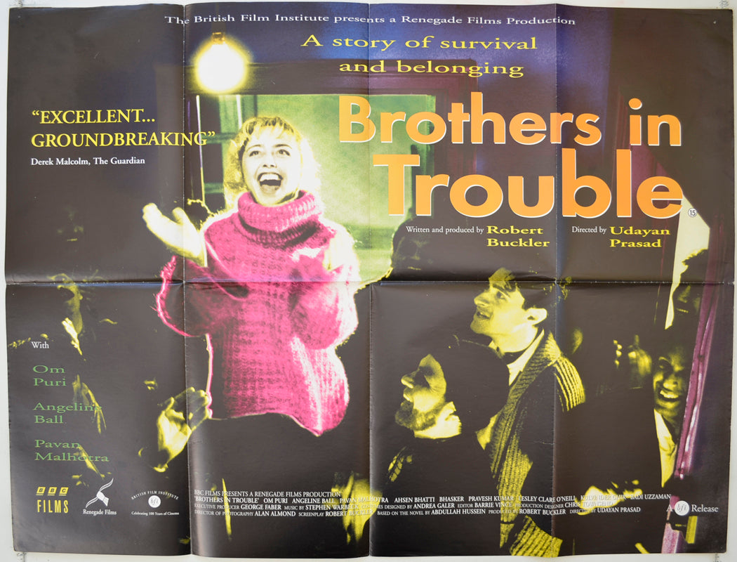 Brothers in Trouble   Original Quad Poster - Film Poster - Movie Poster 