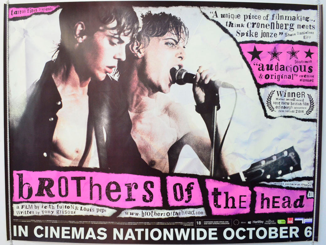 Brothers Of The Head Original British Quad Poster - Film Poster - Movie Poster 