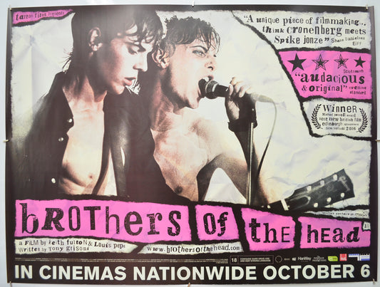 Brothers Of The Head Original Quad Poster - Film Poster - Movie Poster  