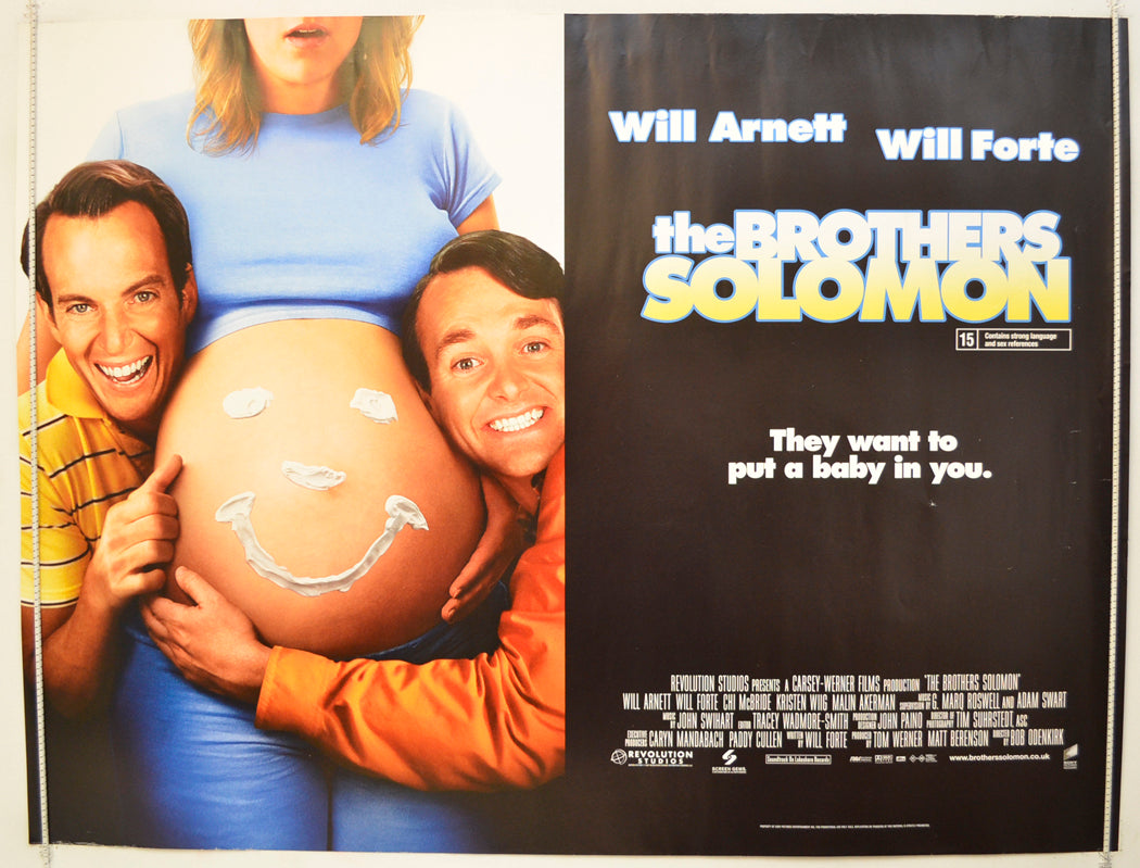 The Brothers Solomon  Original Quad Poster - Film Poster - Movie Poster